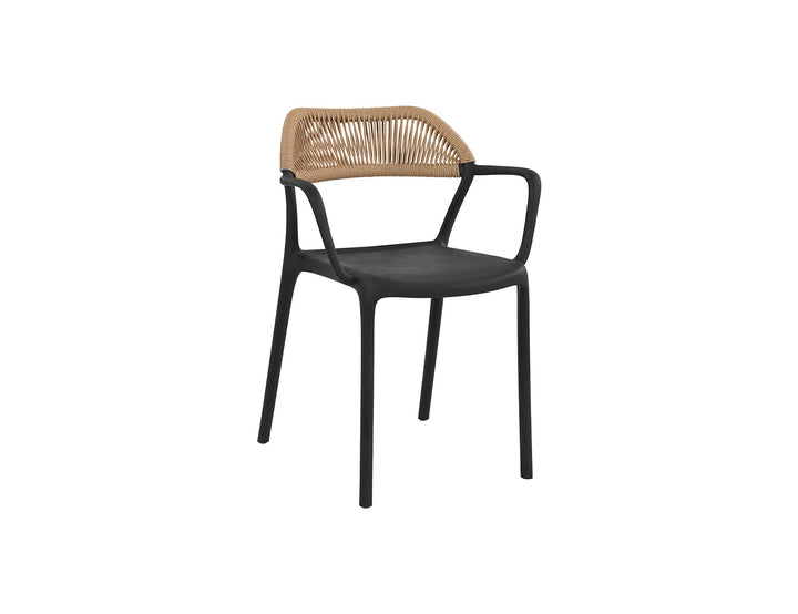 Aiden Outdoor Plastic Dining Armchair