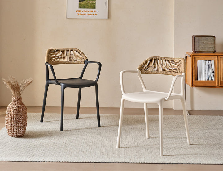 Aiden Outdoor Plastic Dining Armchair