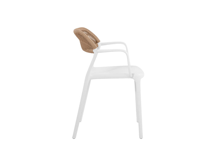Aiden Outdoor Plastic Dining Armchair