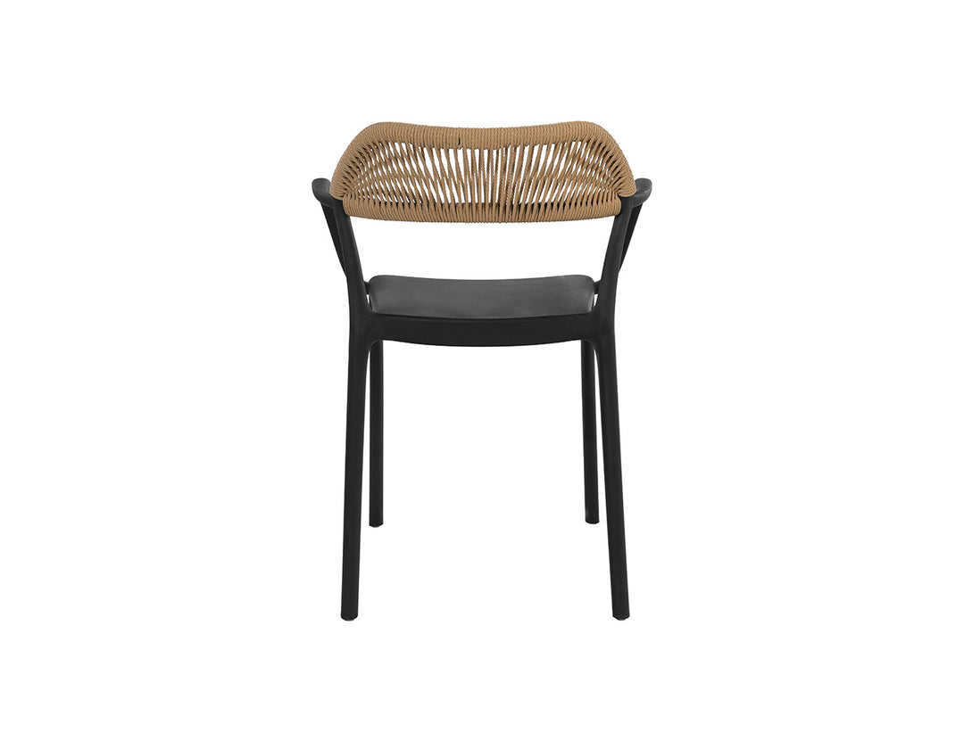 Aiden Outdoor Plastic Dining Armchair