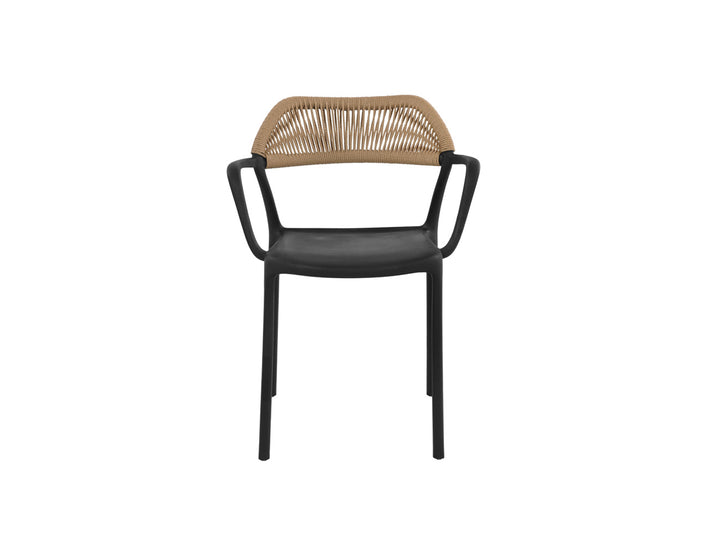Aiden Outdoor Plastic Dining Armchair