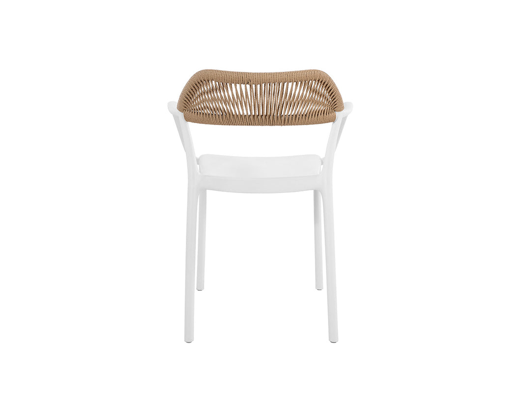 Aiden Outdoor Plastic Dining Armchair