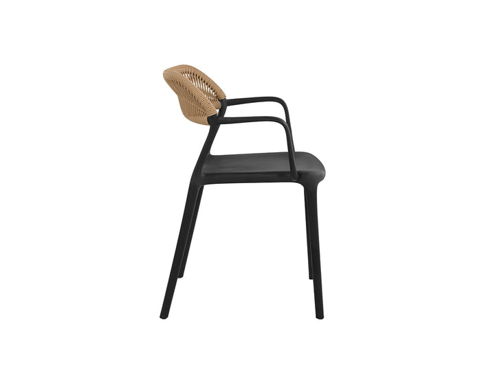 Aiden Outdoor Plastic Dining Armchair