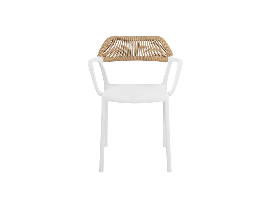 Aiden Outdoor Plastic Dining Armchair