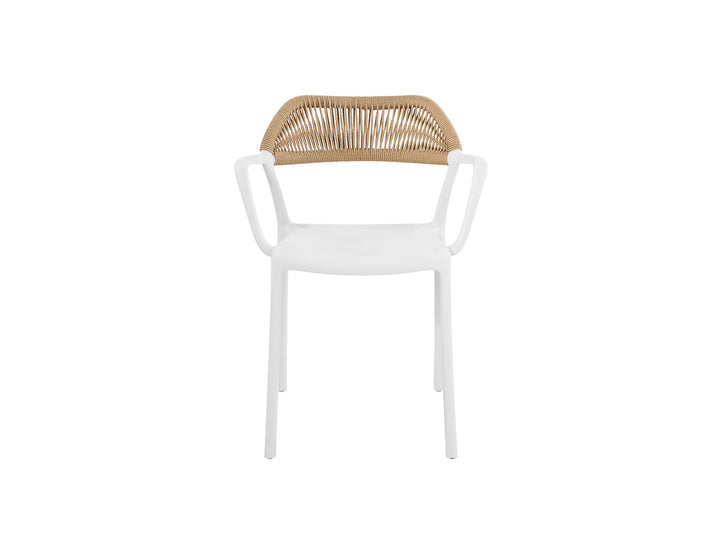 Aiden Outdoor Plastic Dining Armchair