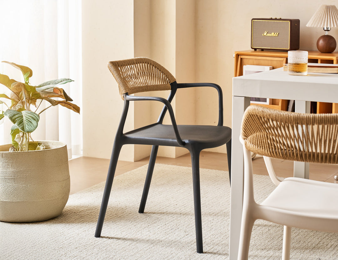 Aiden Outdoor Plastic Dining Armchair