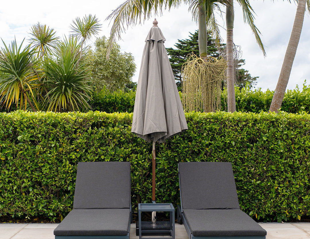 Nile 2.7m Round Market Umbrella Colour: Taupe