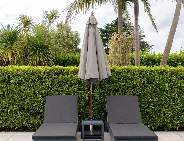 Nile 2.7m Round Market Umbrella Colour: Taupe