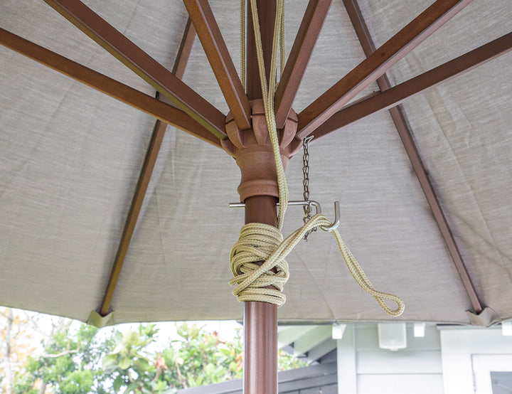 Nile 2.7m Round Market Umbrella Colour: Taupe