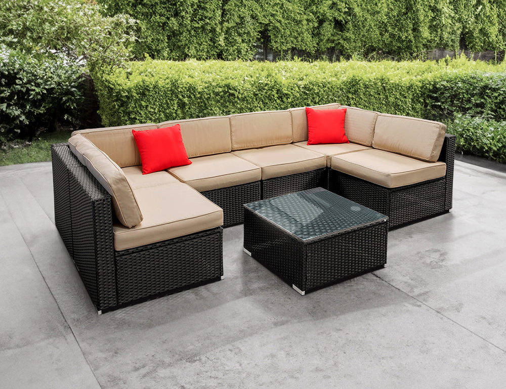 Nova Outdoor Lounge Sofa Set 7Pcs