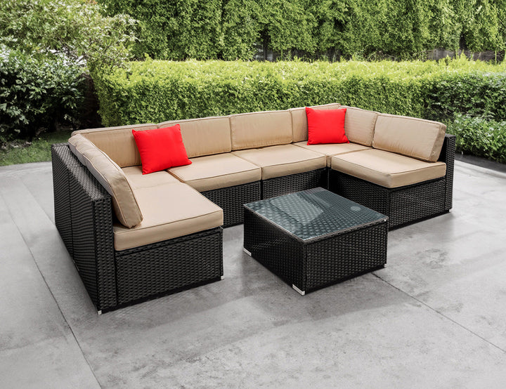 Nova Outdoor Lounge Sofa Set 7Pcs
