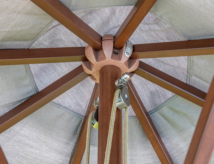 Nile 2.7m Round Market Umbrella Colour: Taupe
