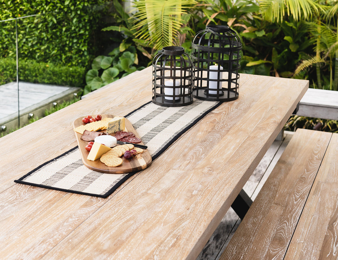 Fortico X-leg Teak Table 220cm