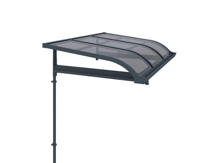 Country Window / Door Awning Canopy Collection Size: 2x1.5m Color: Grey