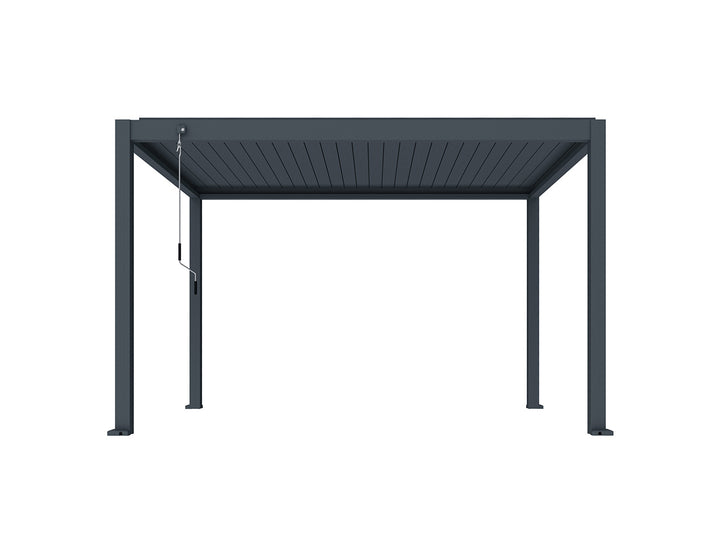 Atlantic Manual Freestanding Louvre Roof Size: 3 x 3m Color: Black