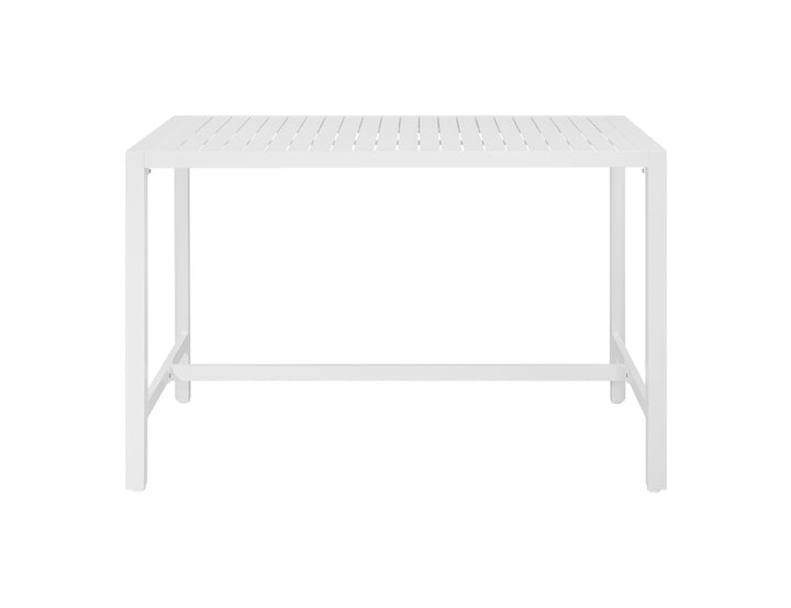 Stratus Outdoor Aluminium Bar Leaner Table Colour: Matte White size: 160cm