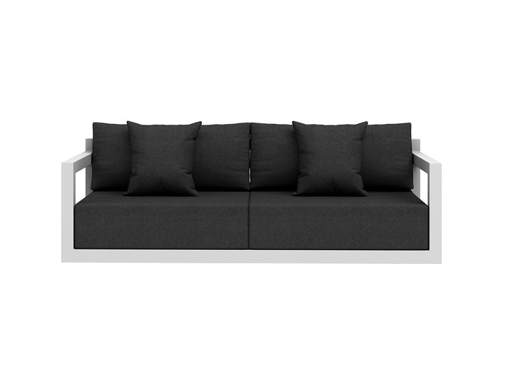 Ibis 2.0 Outdoor 3 Seater Sofa Color: White