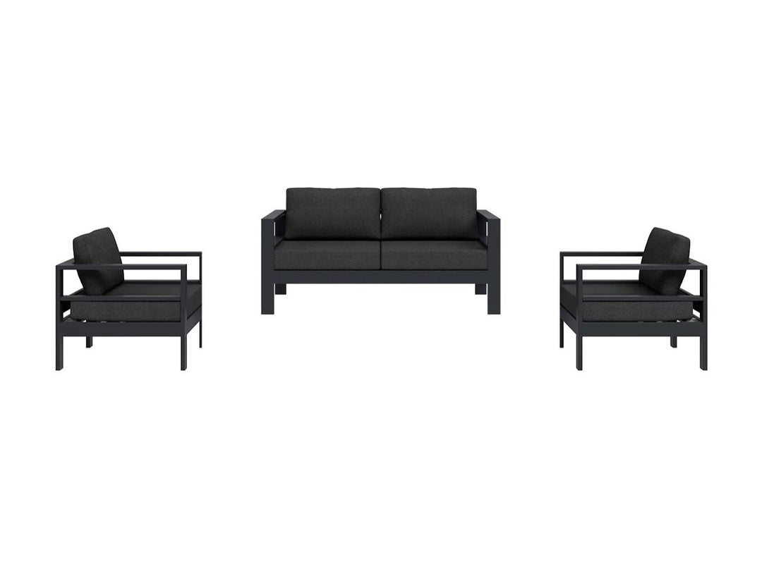 Sandpiper 2.0 Outdoor Sofa Sectional Loveseat Set- 4 Seat