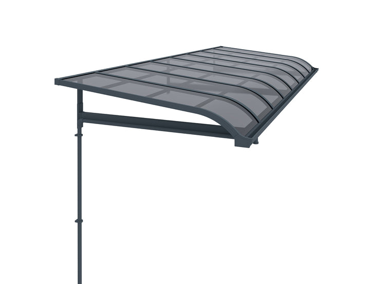 Country Window / Door Awning Canopy Collection Size: 5x2m Color: Grey