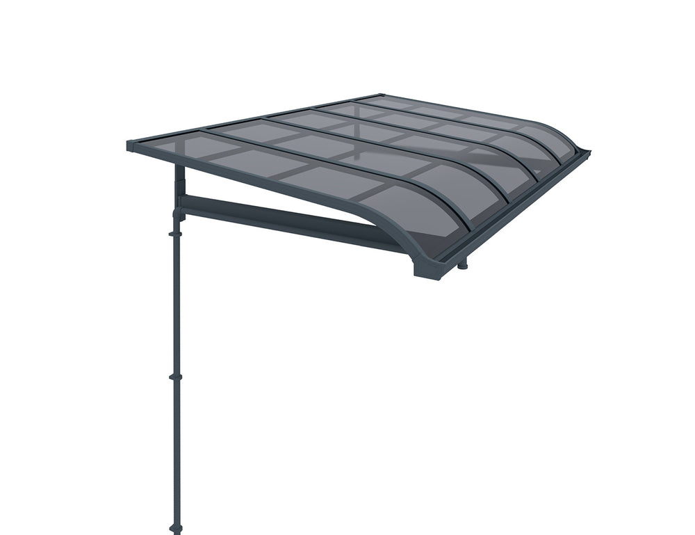 Country Window / Door Awning Canopy Collection Size: 3x2m Color: Grey
