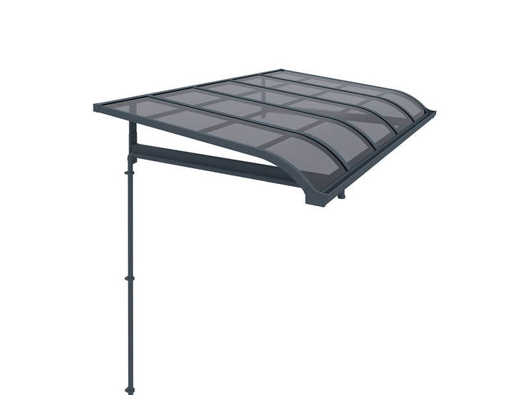 Country Window / Door Awning Canopy Collection Size: 3x2m Color: Grey