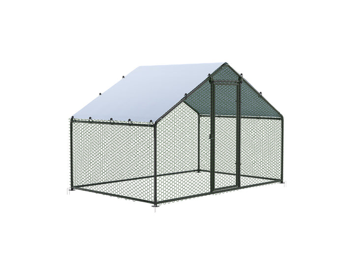 Durable Outdoor Chicken Run with Cover - 300x200x200cm