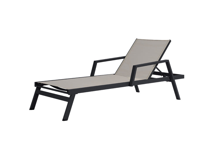 Dotterel Sun Lounger Colour: Grey