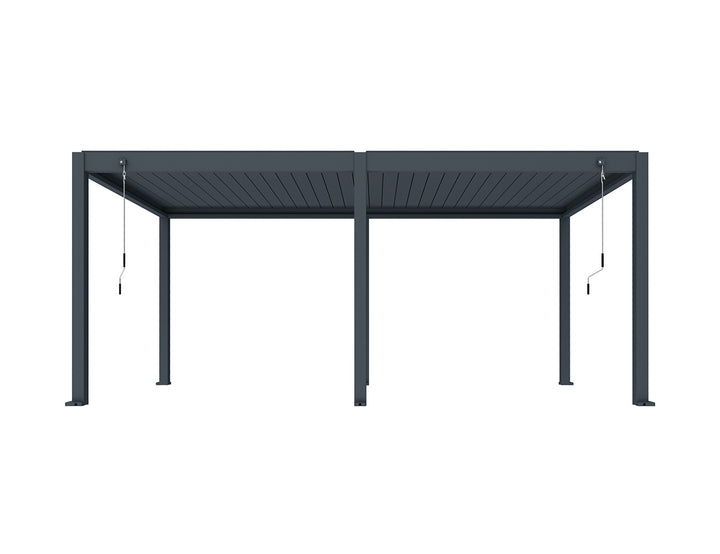 Atlantic Manual Freestanding Louvre Roof Size: 3 x 3m Color: Black