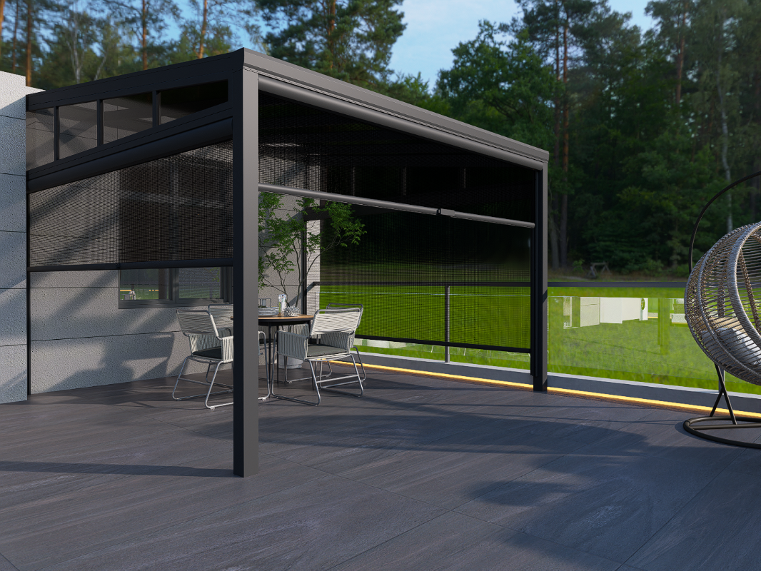 Coastal Patio Cover Collection Size: 3 x 3m Colour: White