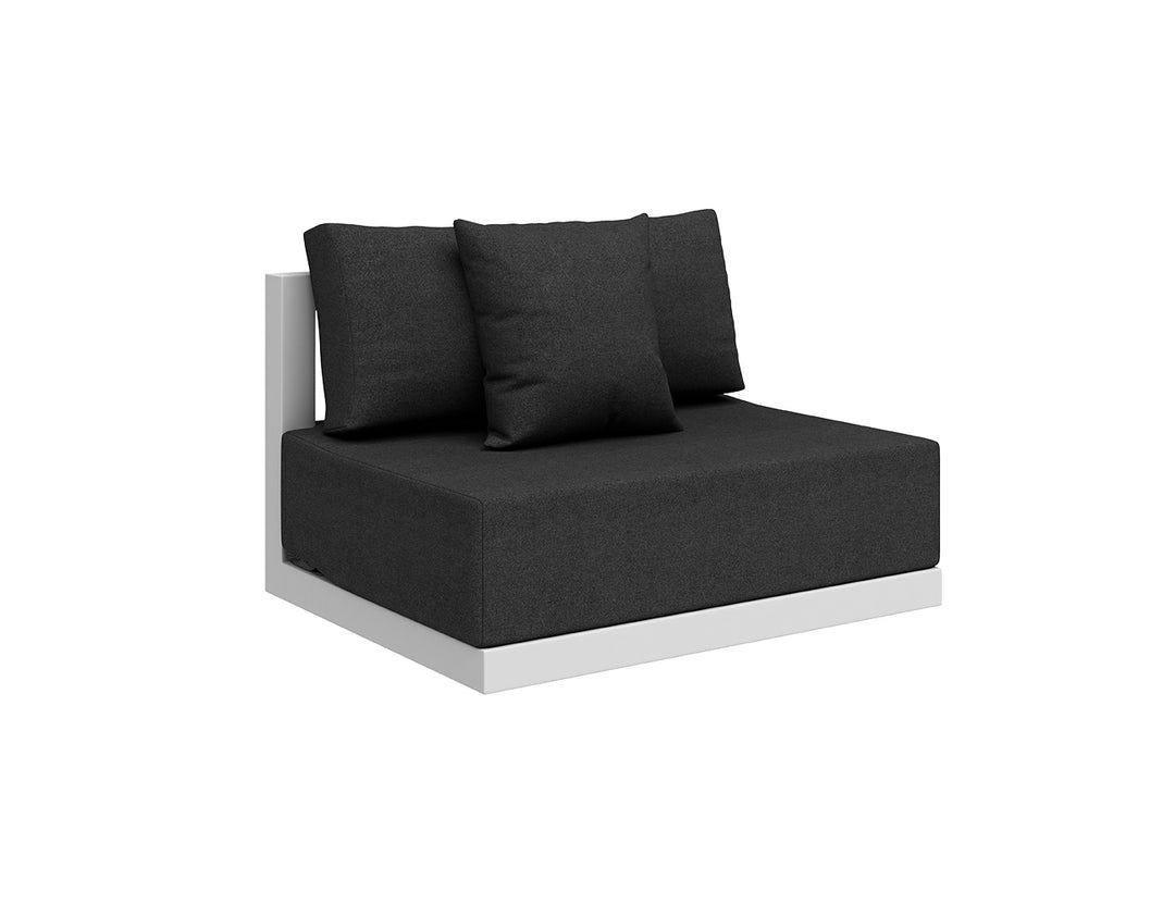 Ibis 2.0 Oversized Outdoor Centre Chair Color: Grey