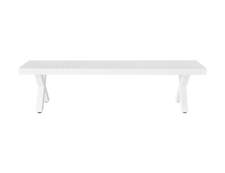 Varga Outdoor Bench Seat 180cm Colour: White
