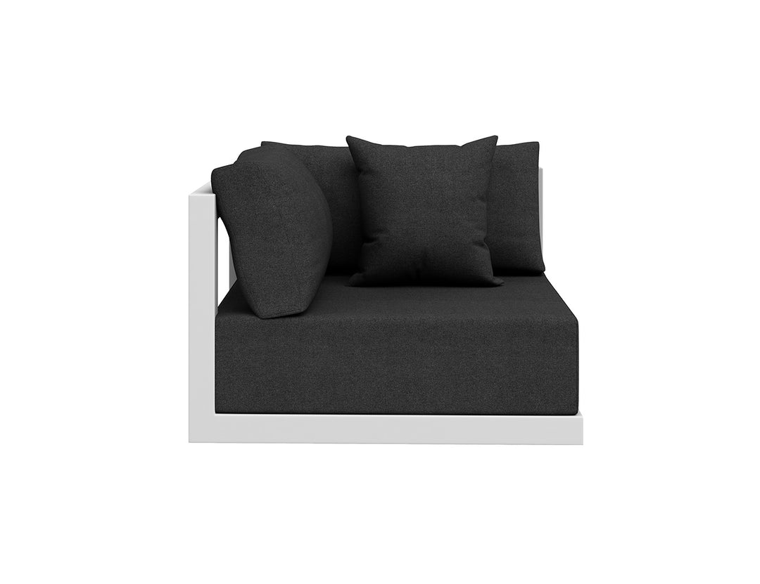 Ibis 2.0 Oversized Outdoor Corner Sofa Color: White