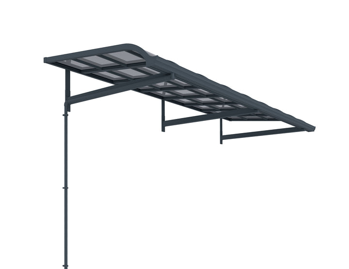 Country Window / Door Awning Canopy Collection Size: 2x1.5m Color: Grey