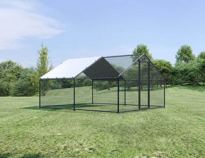 Durable Outdoor Chicken Run with Cover - 300x400x200cm