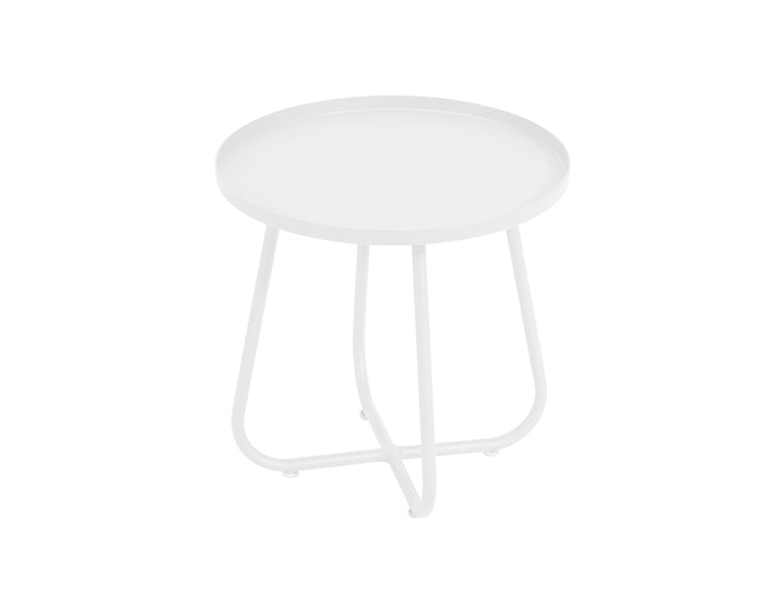 Petrel Aluminium Outdoor Side Table Color: White