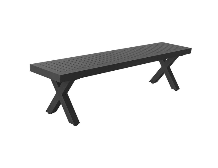 Varga Outdoor Bench Seat 180cm Colour: Grey