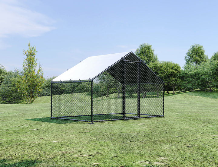 Durable Outdoor Chicken Run with Cover - 300x200x200cm