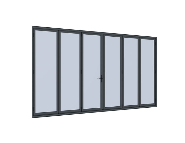 Tasman Freestanding Pergola Bifold Glass Door Size: 3m Color: Black