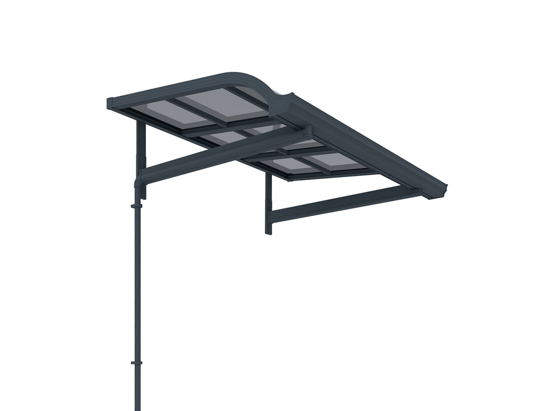 Country Window / Door Awning Canopy Collection Size: 2x1.5m Color: Grey