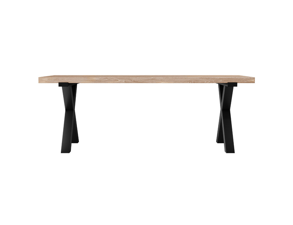 Fortico X-leg Teak Table 220cm