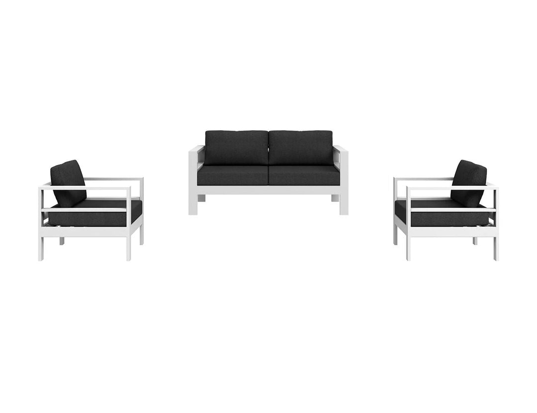 Sandpiper 2.0 Outdoor Sofa Sectional Loveseat Set- 4 Seat