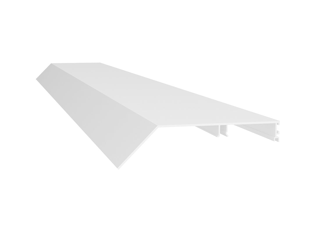 6m Tasman Integrated Beam to gutter flashing Color: White