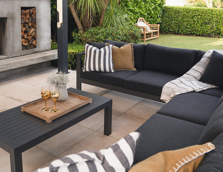 Sandpiper 2.0 Outdoor Corner Sofa Set - 3PCS Colour: Grey