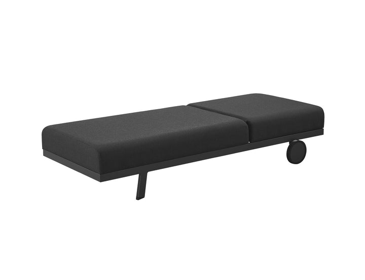 Plover Sunbrella Sun Lounger Colour: Grey