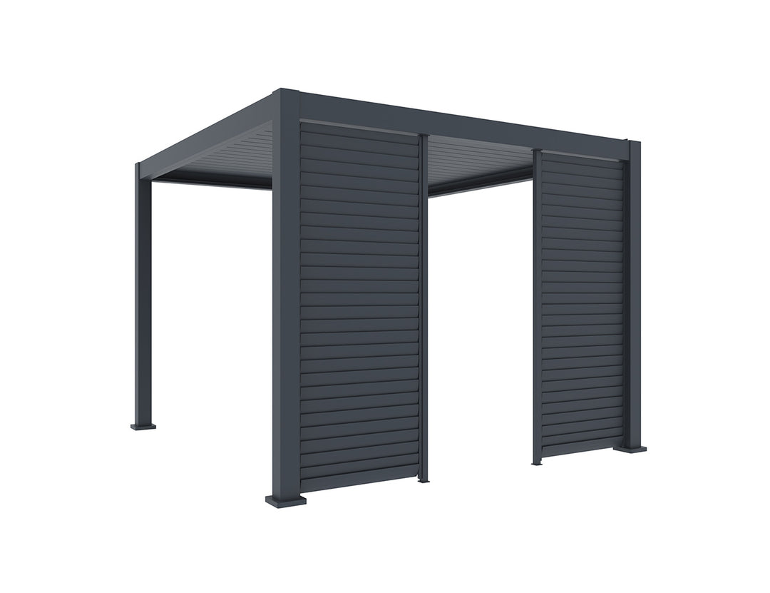 Waihi&Hahei Pergola Shutter Wall Size: 0.894m Colour: Charcoal