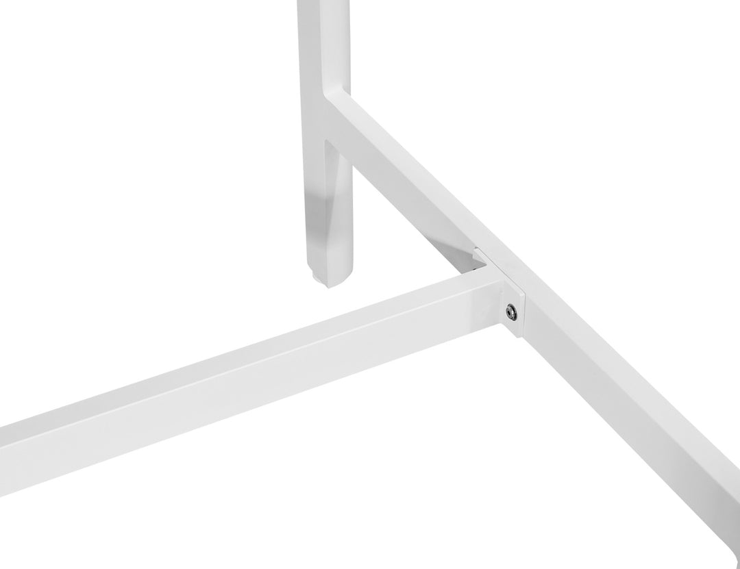 Stratus Outdoor Aluminium Bar Leaner Table Colour: Matte White size: 160cm