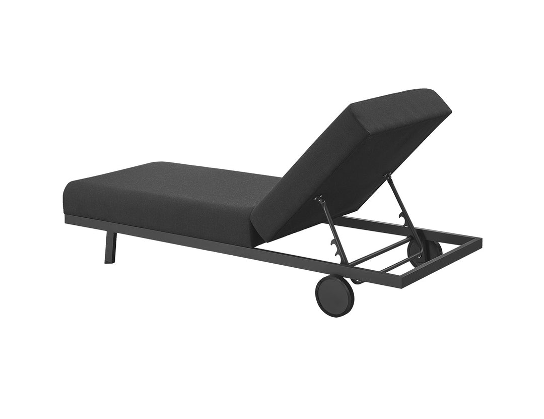 Plover Sunbrella Sun Lounger Colour: Grey