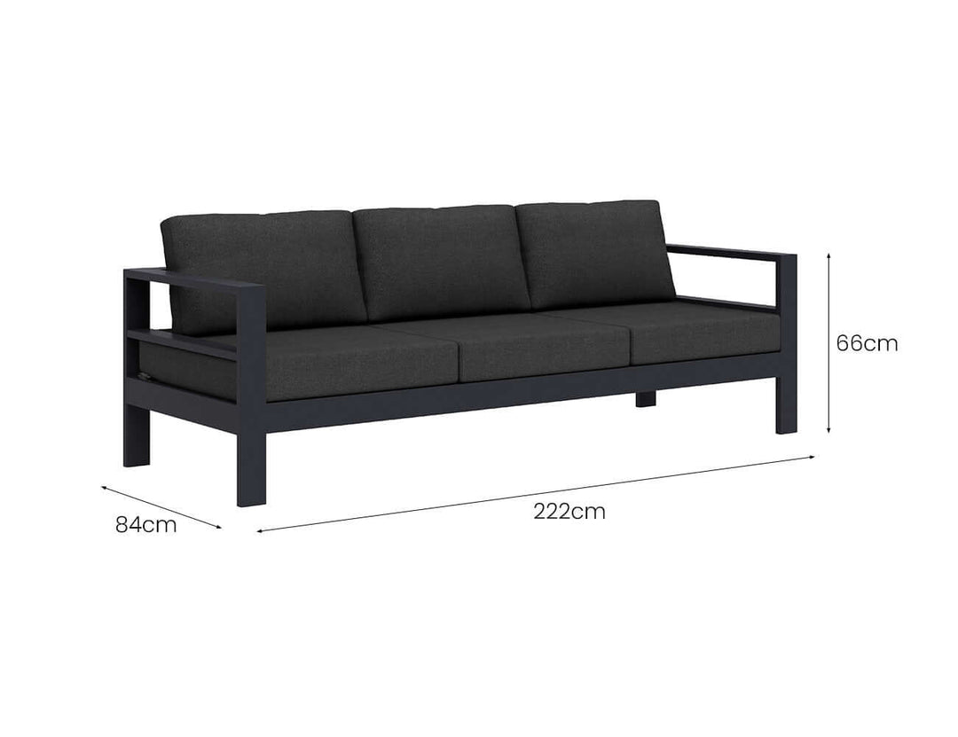 Sandpiper 2.0 Outdoor Sofa Set - 4PCS Colour: Grey