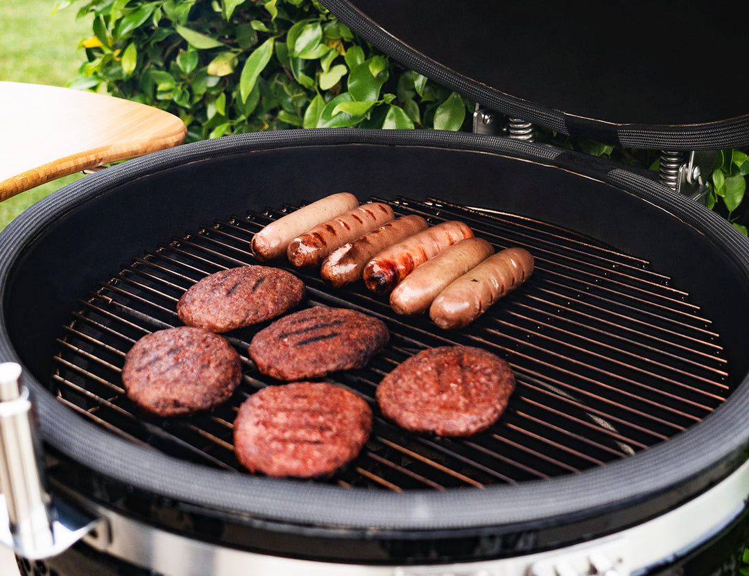 21" Kamado Ceramic Charcoal Grill With Bonus Accessory Pack Color: Red