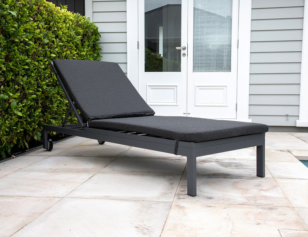 Condor Sunbrella Sun Lounger grey: Dark Grey